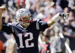 Tom Brady celebra una jugada con Patriots