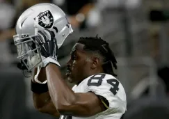 Antonio Brown, en un juego con Oakland Raiders