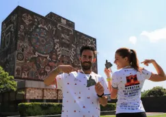 Presentación del evento en Ciudad Universitaria, lugar de inicio del maratón