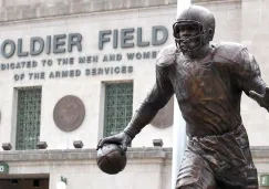 La estatua de Walter Payton 