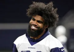 Ezekiel Elliott, durante entrenamiento con Dallas