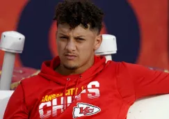 Patrick Mahomes, durante una práctica de Chiefs