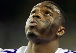 Jayron Kearse, pensativo previo a un juego de los Vikings