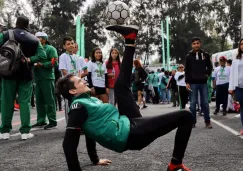 Roberto es todo un experto en la práctica del freestyle