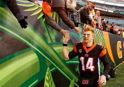 Dalton festeja con los fans el primer triunfo de Bengals