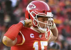 Mahomes, en festejo con Chiefs