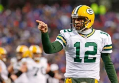 Rodgers en un partido con Green Bay