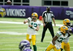 Acción en el Packers vs Vikings