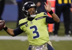 Russell Wilson en acción con Seattle Seahawks