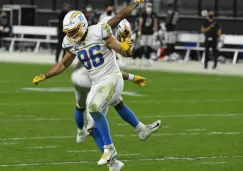 Hunter Henry en festejo con Chargers