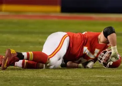 Eric Fisher tras sufrir una lesión con los Chiefs