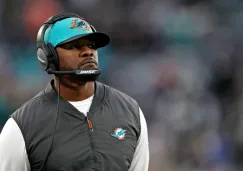 Brian Flores como asistente defensivo de los Dolphins de Miami