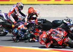 Marc Márquez provocó un peligroso accidente en Portimao