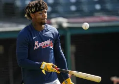 ¡Histórico! Ronald Acuña Jr. primero con 20 jonrones, 40 robos y 50 producidas antes del receso