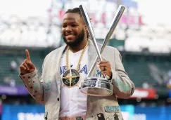 Guerrero Jr. celebra el Home Run Derby