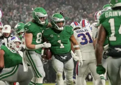 Eagles celebra la victoria ante los Bills