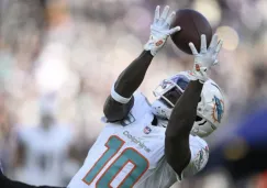 Tyrek Hill tuvo que salir del entrenamiento de Dolphins