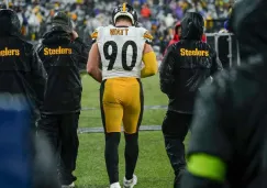 ¡Baja importante! TJ Watt salió lesionado en la victoria de Pittsburgh 