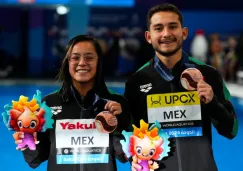 ¡Bronce para México! Alejandra Estudillo y Kevin Berlín consiguen medalla en plataforma de 10 metros