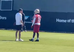 Brandon Aiyuk y Kyle Shanahan 'se pelean' en pleno entrenamiento