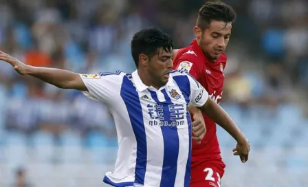 Vela y Reyes juegan 90 minutos en empate de la Real Sociedad