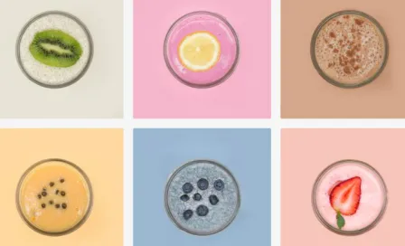 Artista iguala colores de Pantone con smoothies