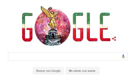 Google crea doodle por Independencia de México