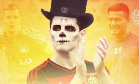 Bayer Leverkusen presume calaverita a Chicharito