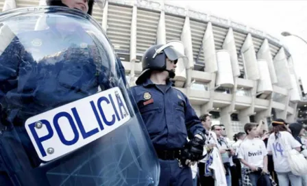 Policía española 'blinda' el Bernabéu para el Clásico Español