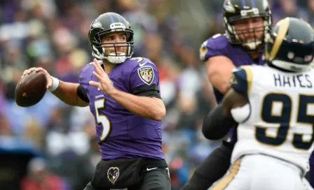 Joe Flacco, fuera el resto de la temporada por lesión