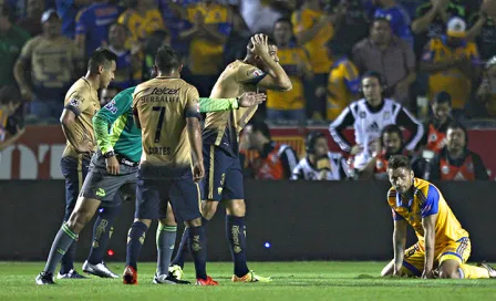 Árbitro marca penati inexistente a favor de Tigres 