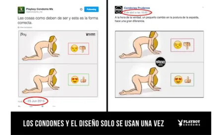 'Guerra de condones' se desata en redes por plagio