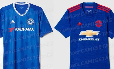 Muestran posibles jerseys de Chelsea y Manchester United