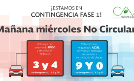 Continúa 'Doble Hoy No Circula' para este miércoles 4 de mayo