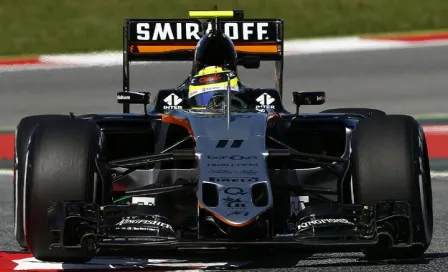 Checo Pérez largará noveno en el GP de España