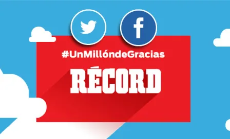 RÉCORD celebra un millón de followers en Twitter 