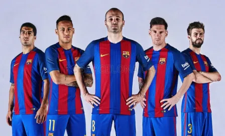 Barcelona lanza nuevo uniforme para temporada 2016-17