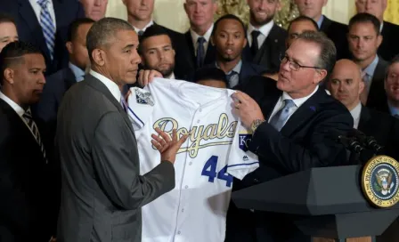 Obama recibe a Reales de Kansas City en Casa Blanca 