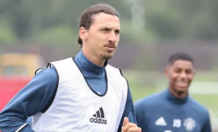 Ibra ya tuvo su primer entrenamiento con el Man Utd