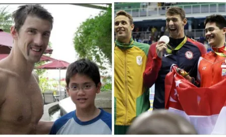 Schooling, niño que idolatró y venció a Phelps