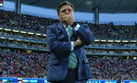 Miguel Herrera, molesto porque América aflojó en la parte final del Clásico