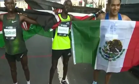 Juan Luis Barrios, tercero en maratón de Los Angeles