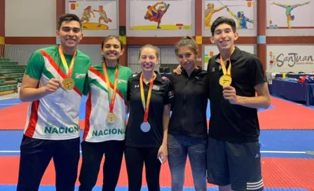 Mexicanos logran 'lluvia' de medallas en Abierto de Taekwondo 