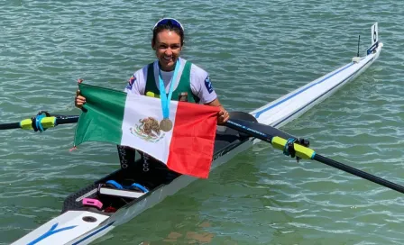 Kenia Lechuga conquista el Bronce en Copa del Mundo de remo