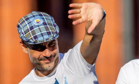 Guardiola baila y canta al ritmo de Madonna en festejos de Manchester City