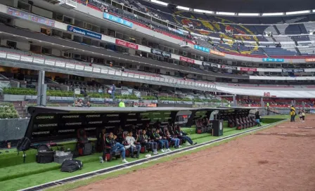 Bancas del Estadio Azteca cambiaron de lado previo al América vs Monterrey 