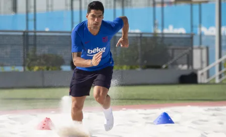  Luis Suárez adelantó su regreso y ya entrenó con Barcelona 