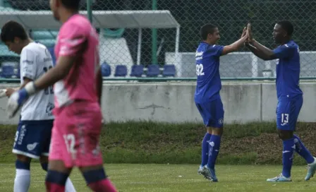 Bryan Angulo debutó con doblete en Cruz Azul Sub 20 ante Puebla