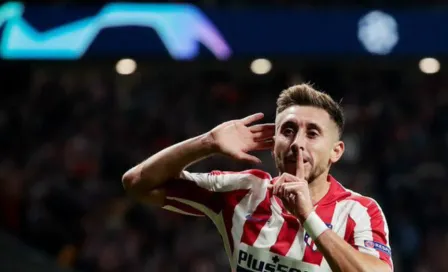 Héctor Herrera, por primera vez titular con Atlético de Madrid en Champions