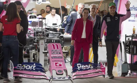  Claudia Sheinbaum visitó el AHR previo al GP de México 